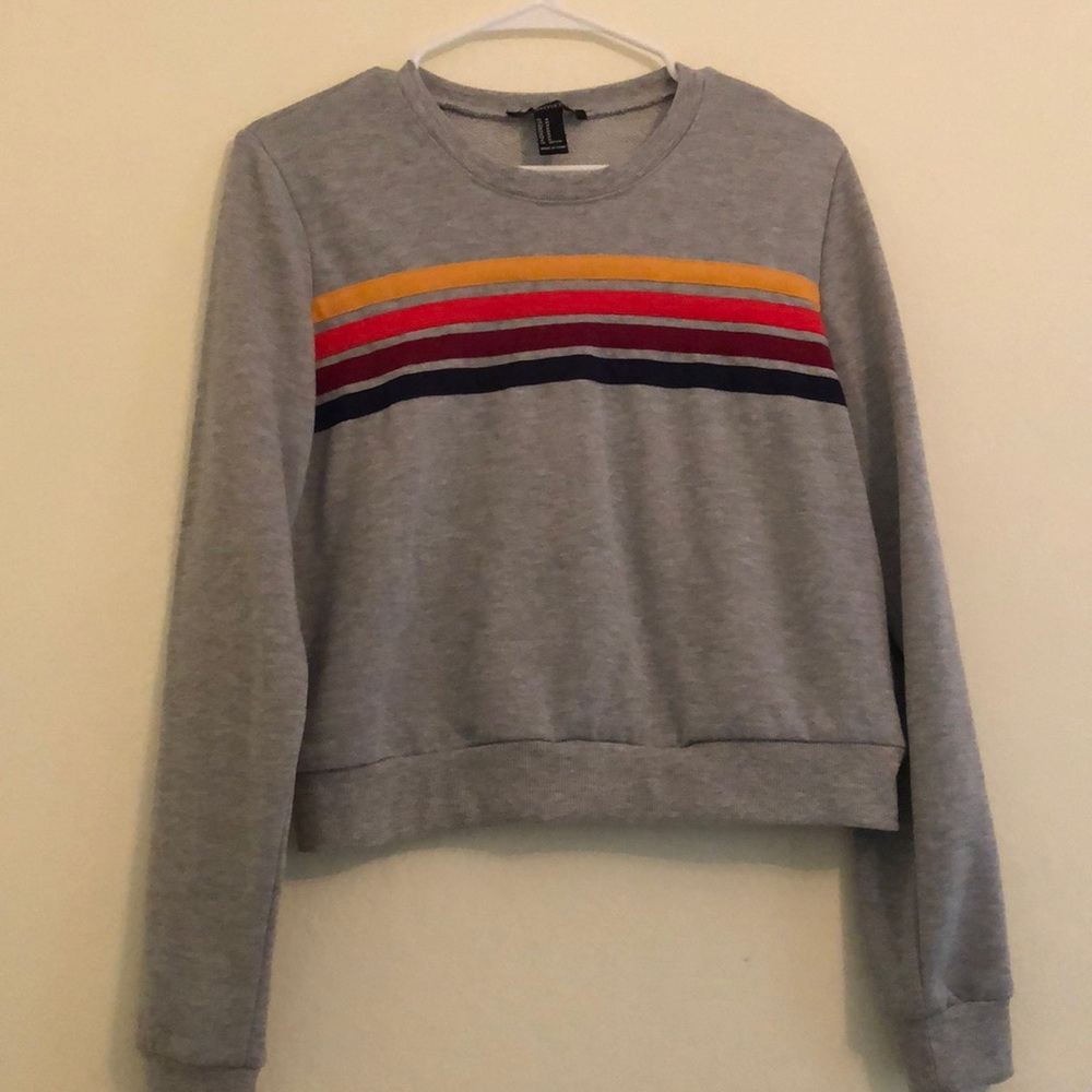 [NWOT] Cropped Crewneck Sweatshirt